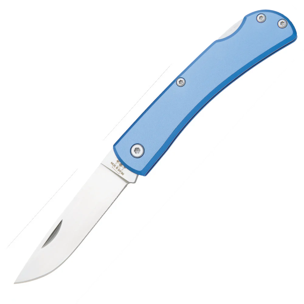 Bear and Son 137L Small Farmhand Aluminum Lockback Knife with Clip - Image 2
