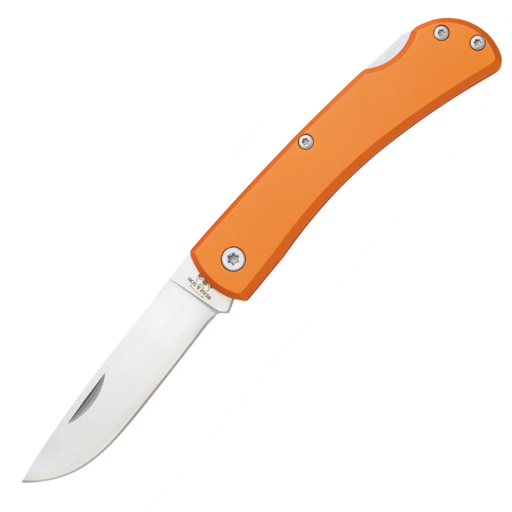 Bear and Son 137L Small Farmhand Aluminum Lockback Knife with Clip - Image 3