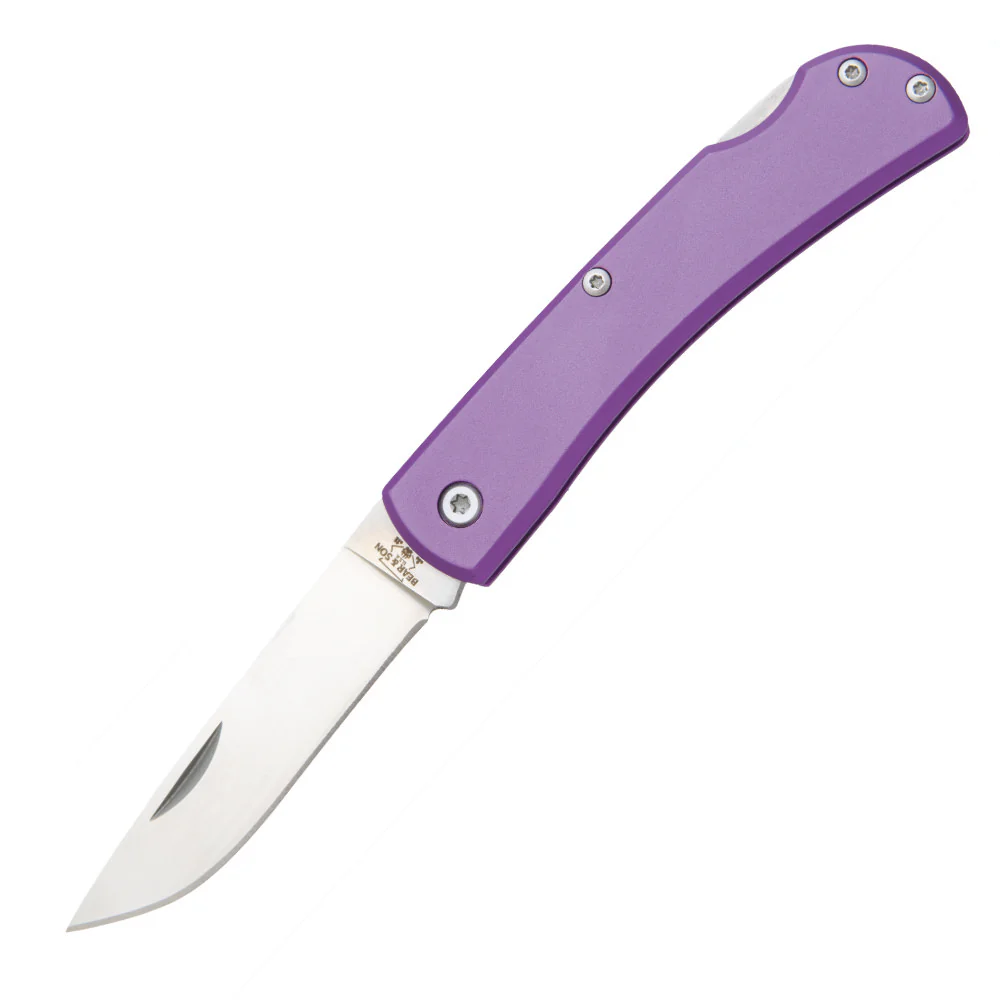 Bear and Son 137L Small Farmhand Aluminum Lockback Knife with Clip - Image 4