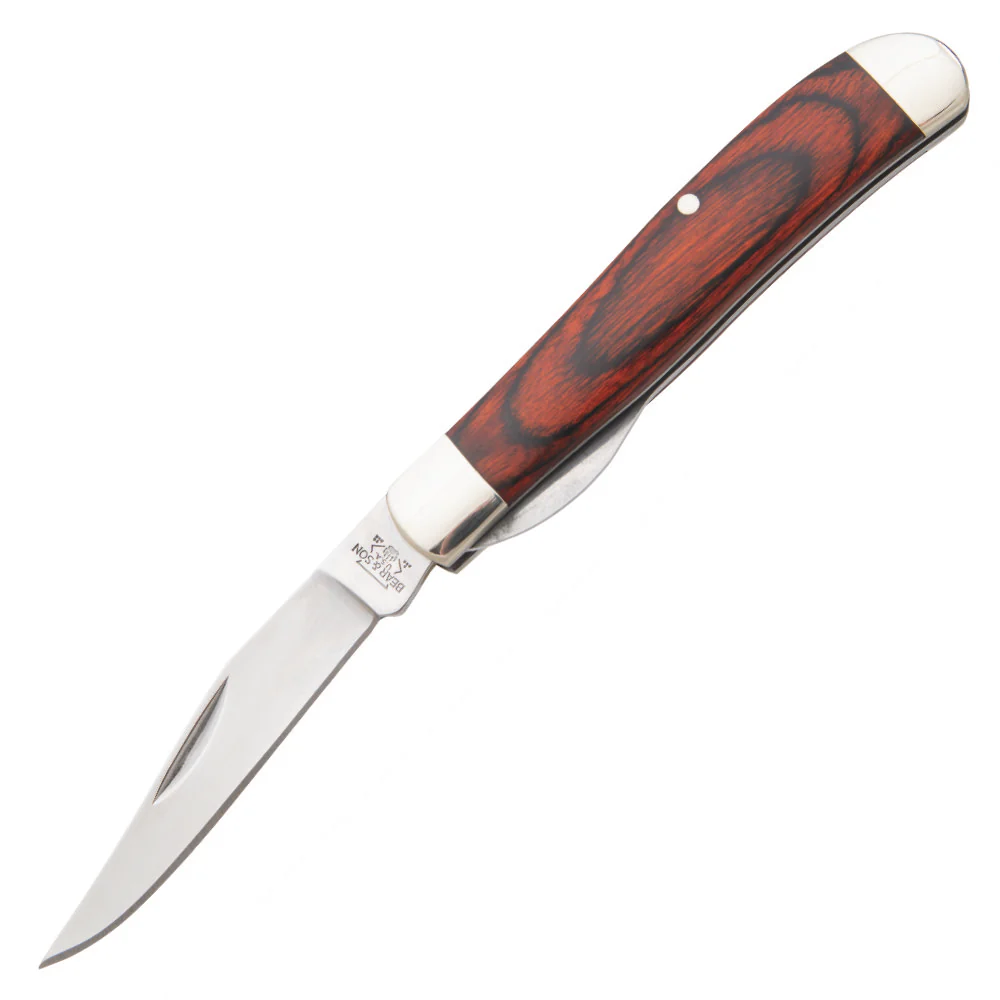 Bear and Son 206LR Mini Trapper Rosewood Liner Lock Knife