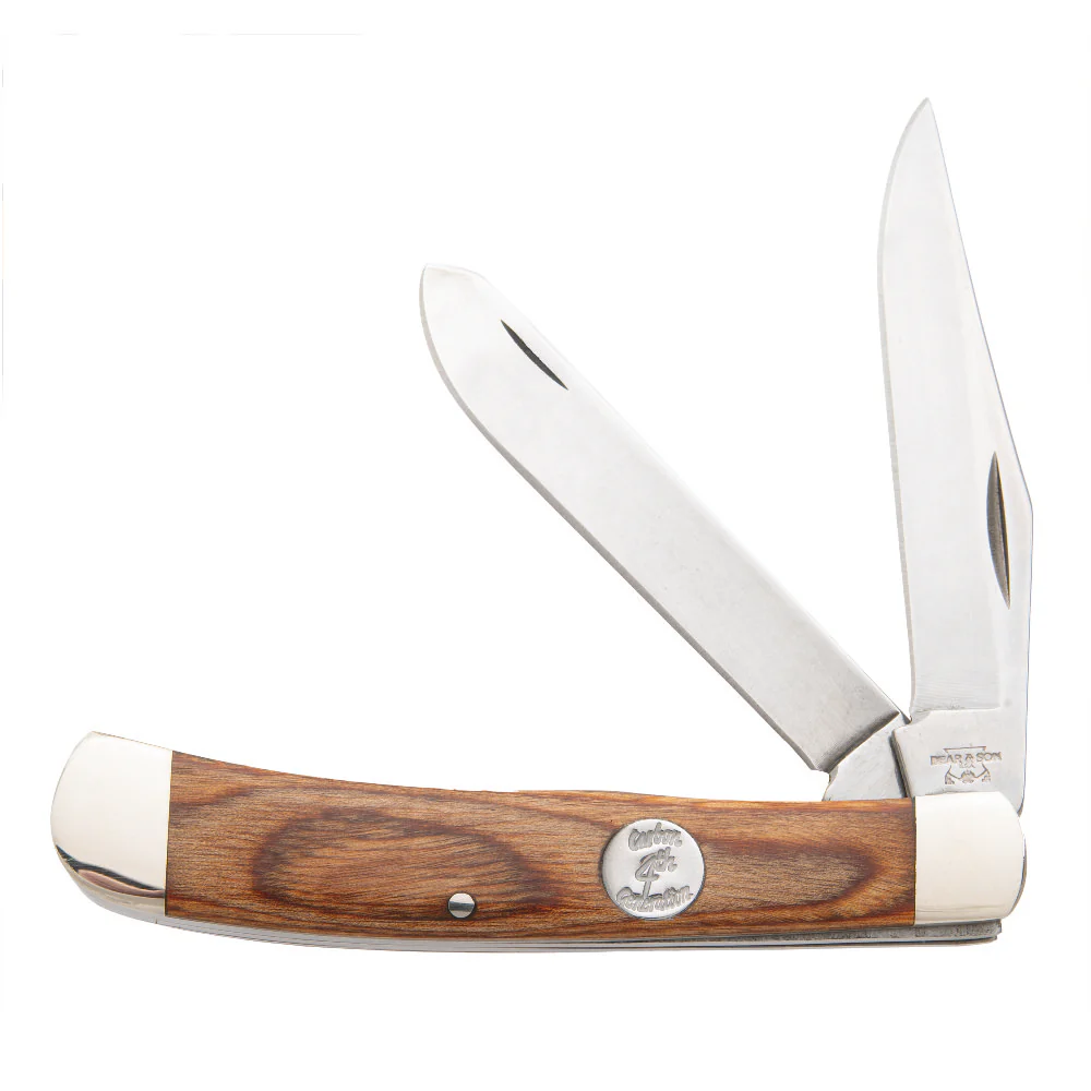 Bear and Son C254 Large Trapper Heritage Walnut Carbon Steel Slipjoint Knife