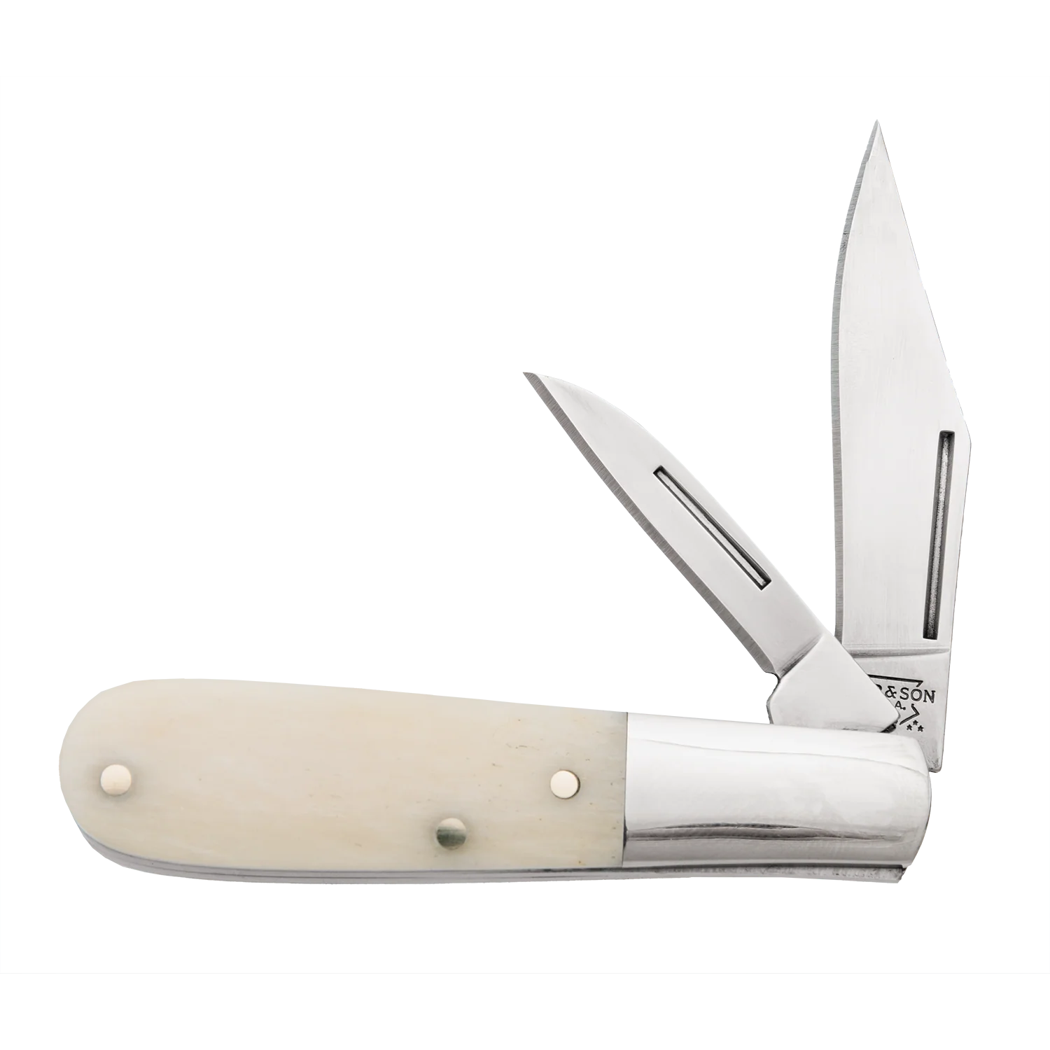 Bear and Son WSB281 1/2 Baby Barlow White Smooth Bone Slipjoint Knife