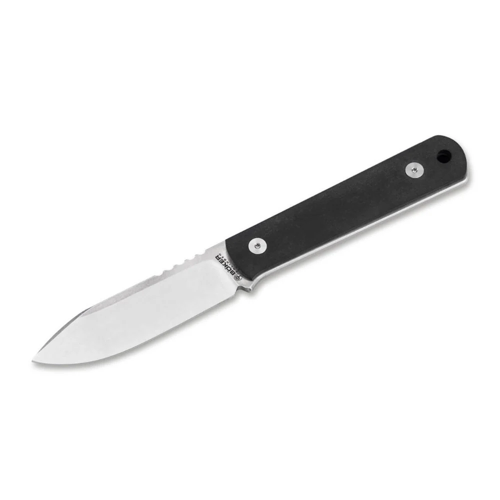 Boker BFF Packlite Black Richlite Fixed Blade Knife