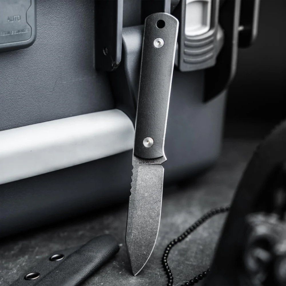 Boker BFF Packlite Black Richlite Fixed Blade Knife - Image 7
