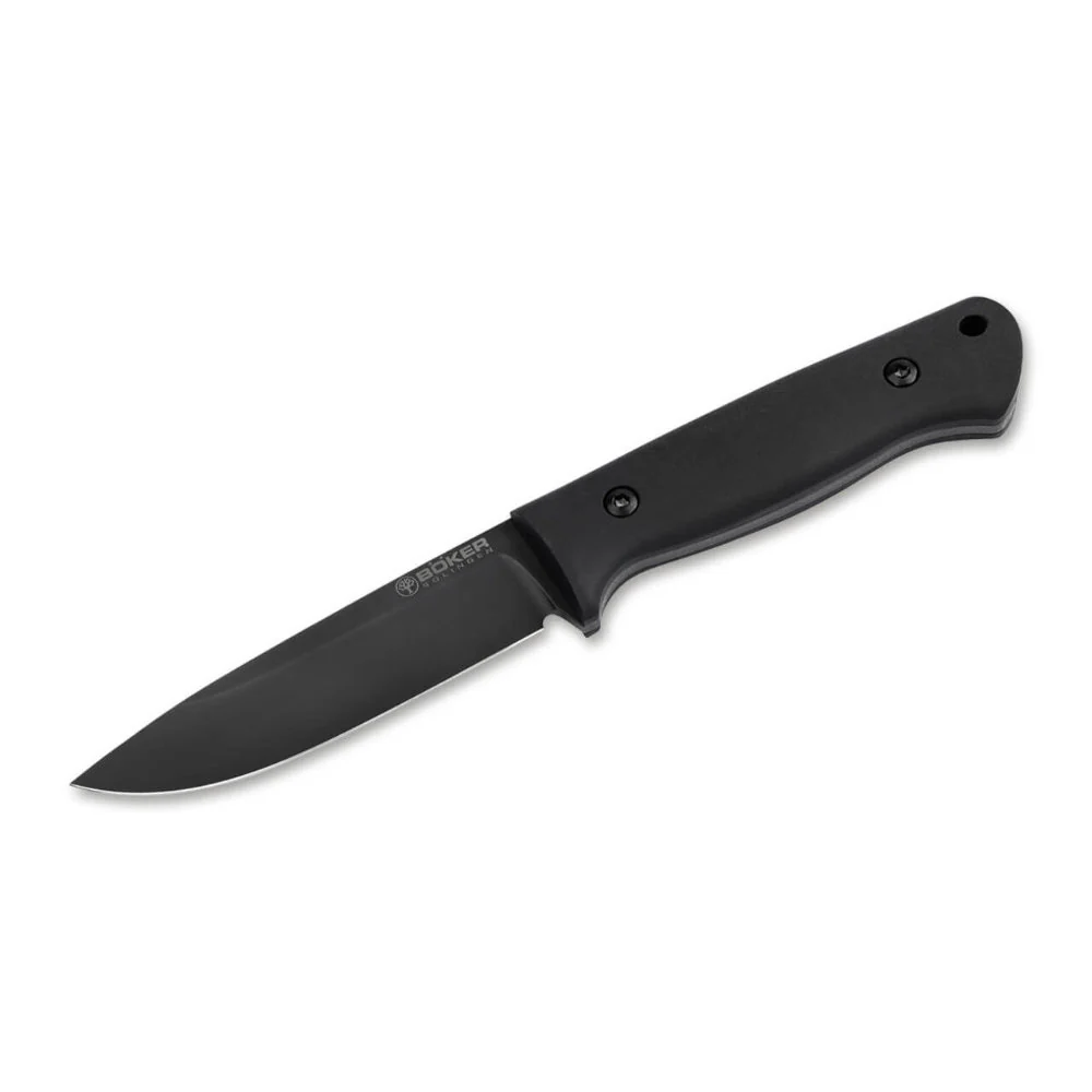 Boker DBK Bushfriend 2000 All Black Fixed Blade Outdoor Knife