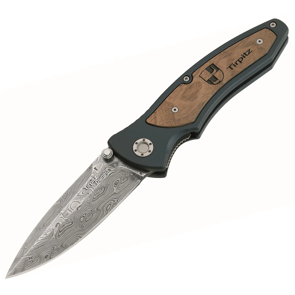 Boker Tirpitz Damascus Folding Knife