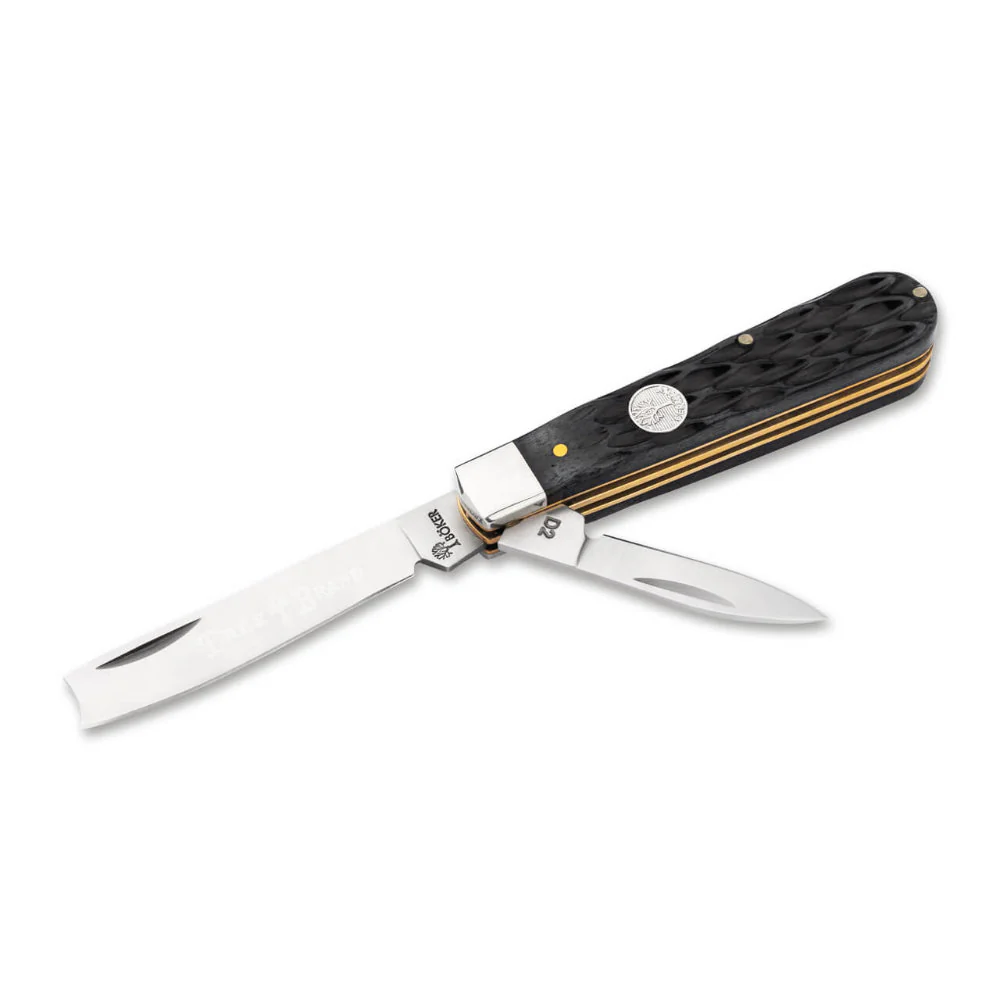 Boker TS 2.0 Jigged Black Bone Razor Jack Knife
