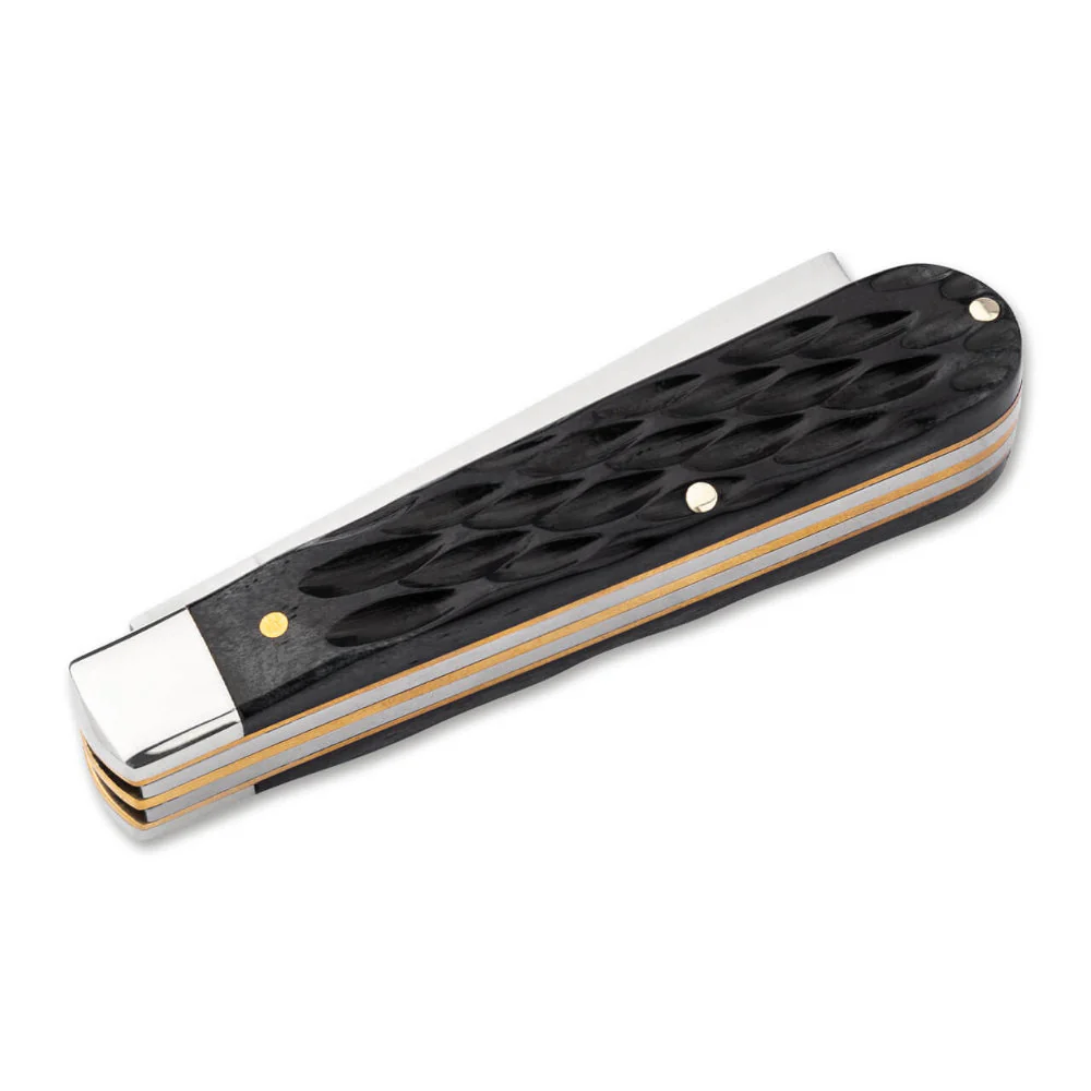 Boker TS 2.0 Jigged Black Bone Razor Jack Knife - Image 2