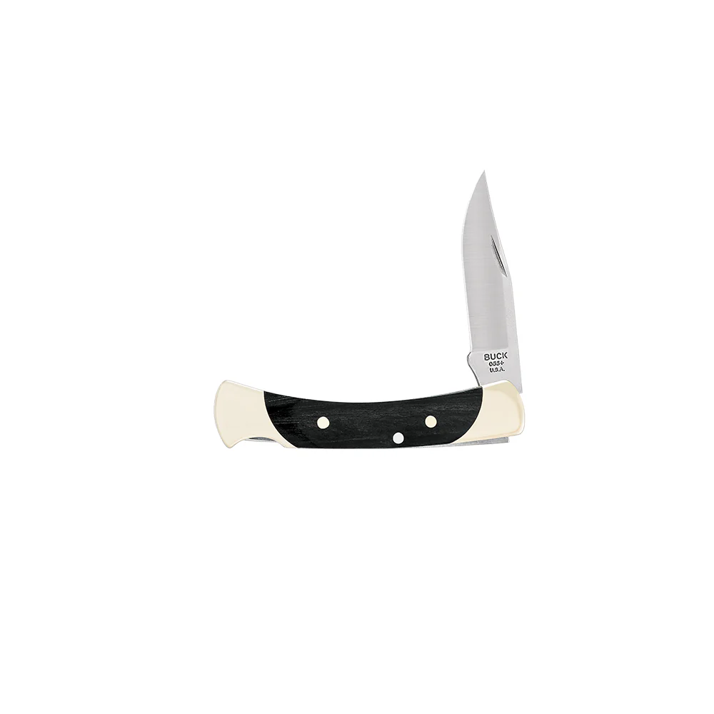 Buck 055 Folding Knife with Ebony Handle - Image 3