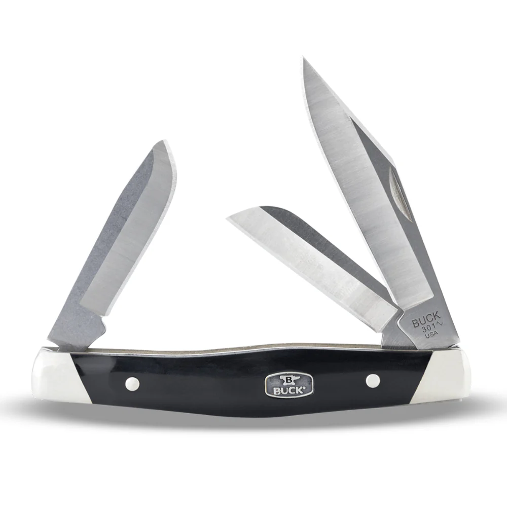 Buck 301 Stockman Folding Pocket Knife, Synthetic Handle