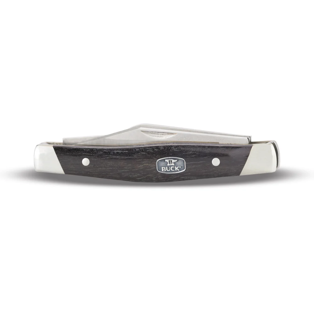 Buck 301 Stockman Folding Pocket Knife, Wood Handle - Image 2