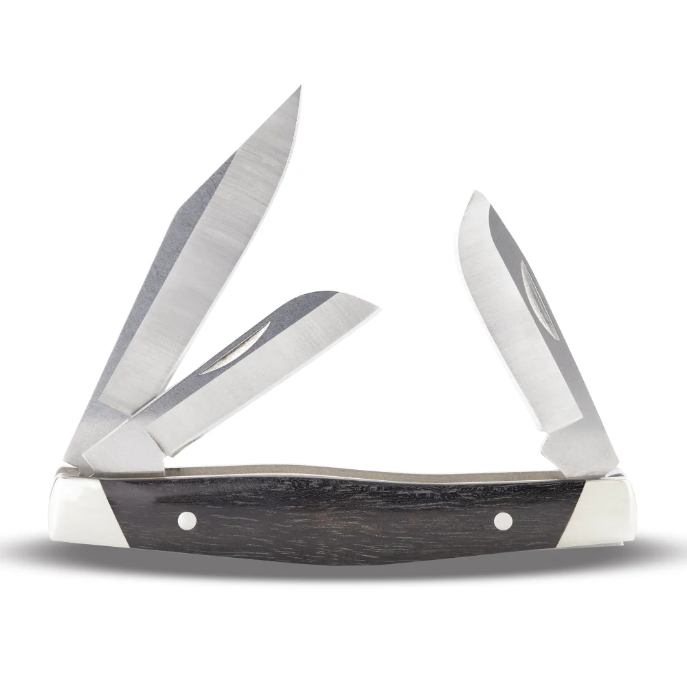 Buck 301 Stockman Folding Pocket Knife, Wood Handle - Image 3