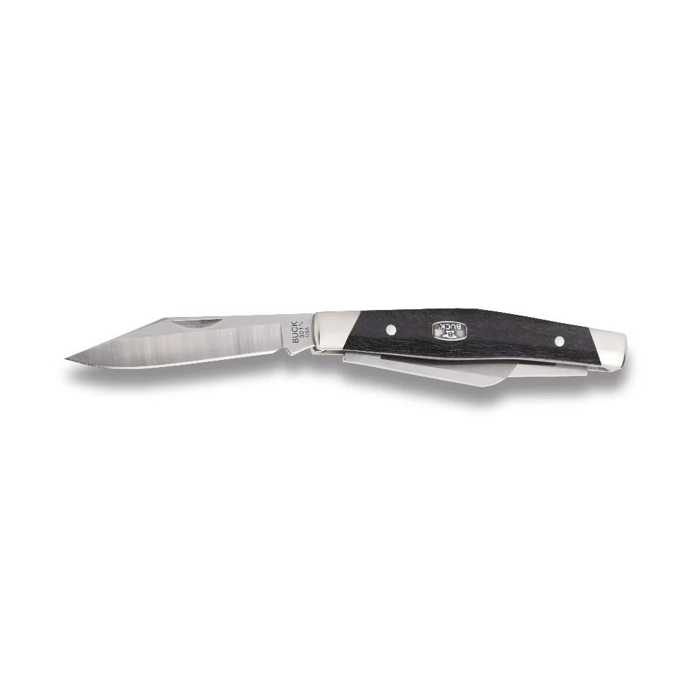 Buck 301 Stockman Folding Pocket Knife, Wood Handle - Image 4