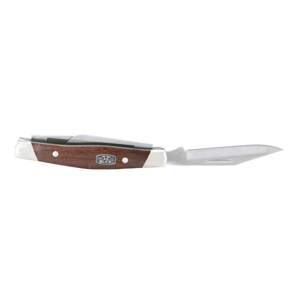 Buck 303 Cadet Folding Pocket Knife, Wood Handle - Image 4