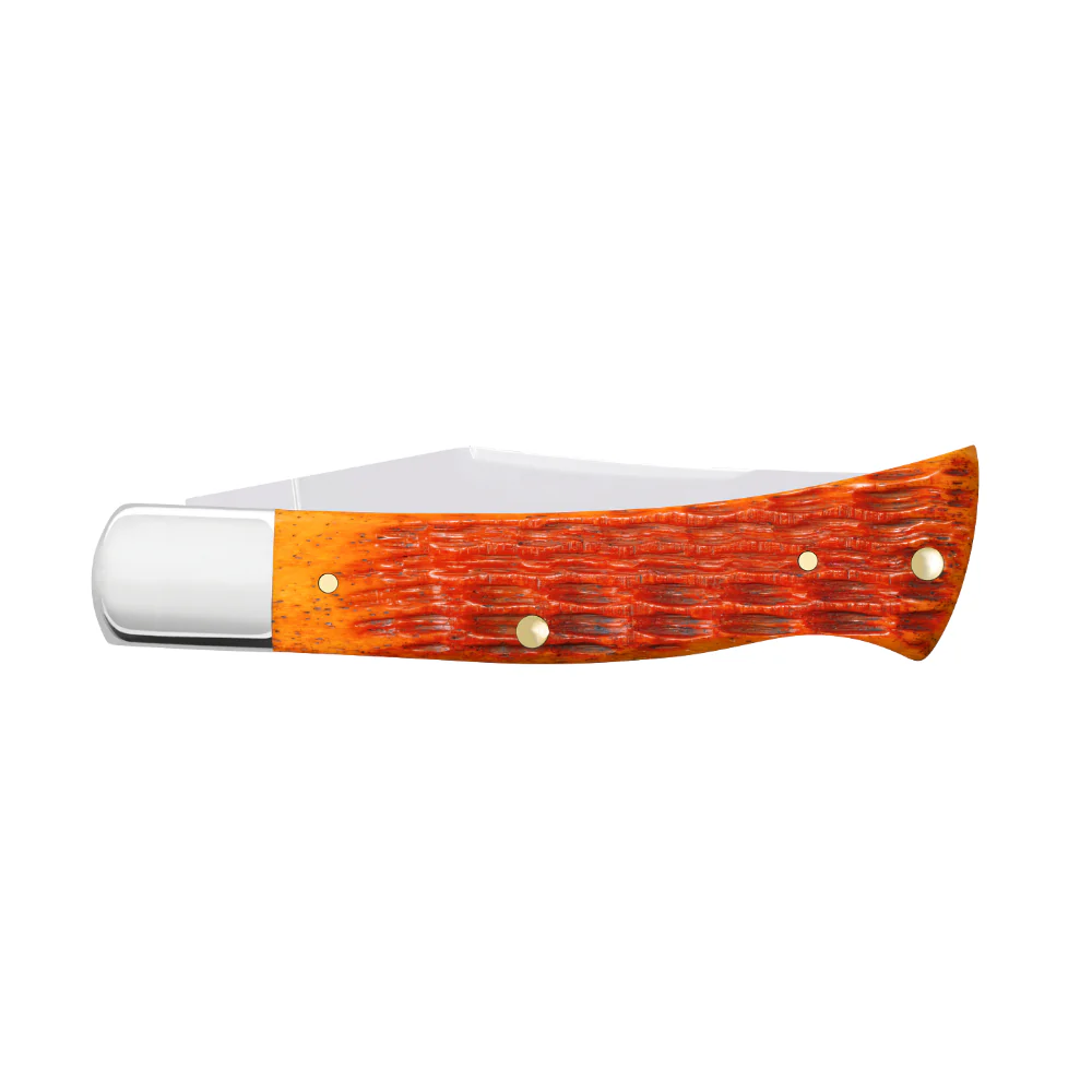 Case Axe Handle Tequila Sunrise Bone Pocket Knife - Image 4