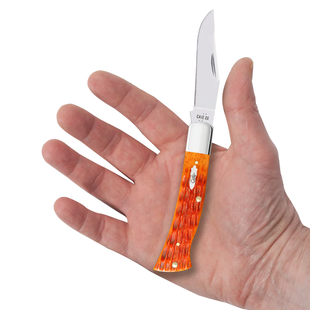 Case Axe Handle Tequila Sunrise Bone Pocket Knife - Image 5
