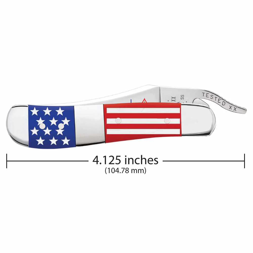 Case Scouting America RussLock US Flag Pocket Knife - Image 3