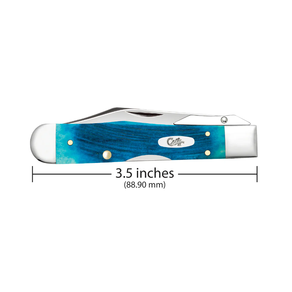 Case Cheetah Cub Caribbean Blue Bone 2026 Vault Pocket Knife - Image 2