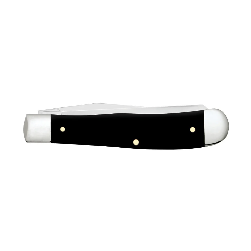 Case Scouting America Trapper Smooth Black Synthetic Pocket Knife - Image 3