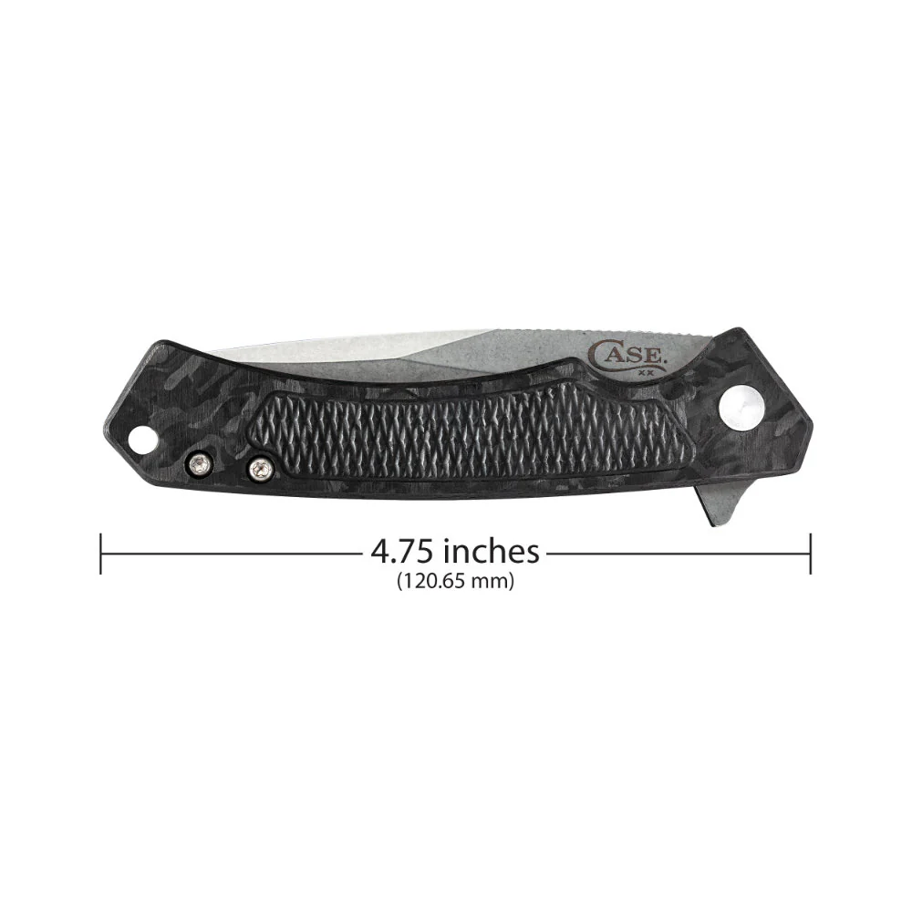 Case Marilla Marbled Carbon Fiber and Anodized Aluminum Pocket Knife - Image 3