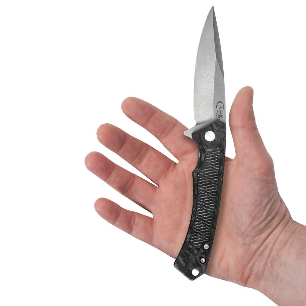 Case Marilla Marbled Carbon Fiber and Anodized Aluminum Pocket Knife - Image 5
