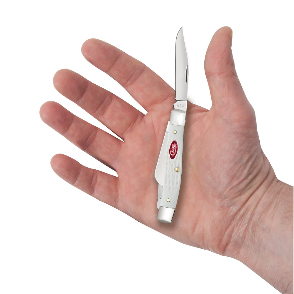 Case Medium Stockman White Synthetic SparXX Pocket Knife - Image 5