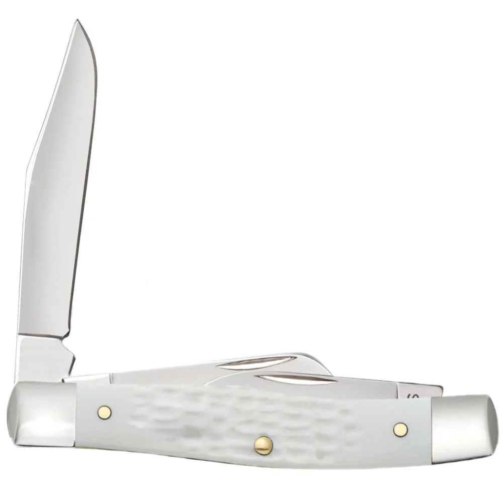 Case Medium Stockman White Synthetic SparXX Pocket Knife - Image 6