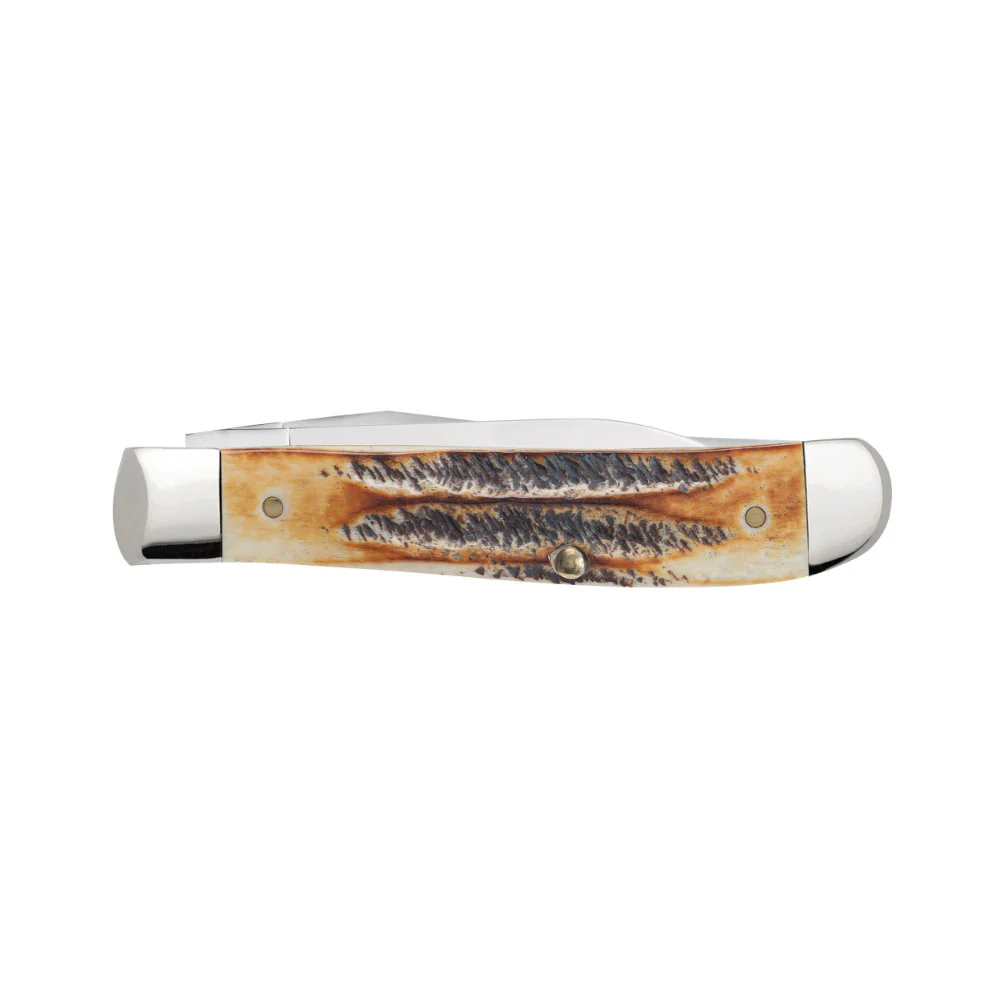 Case Mini Trapper 6.5 BoneStag Pocket Knife - Image 3