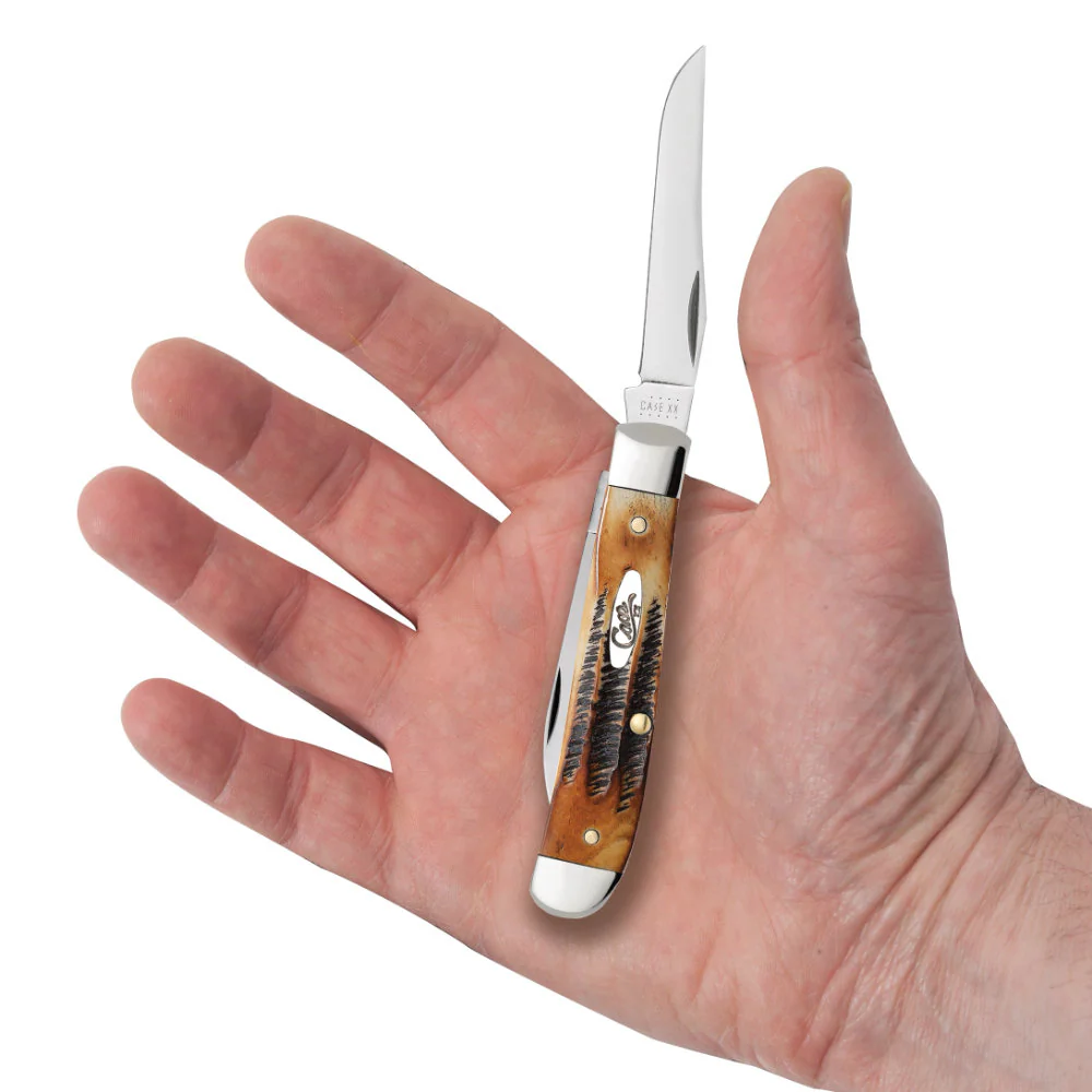 Case Mini Trapper 6.5 BoneStag Pocket Knife - Image 5