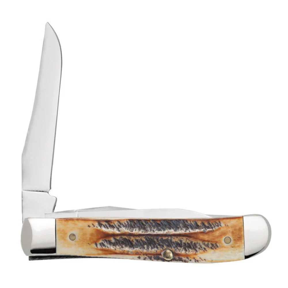 Case Mini Trapper 6.5 BoneStag Pocket Knife - Image 6