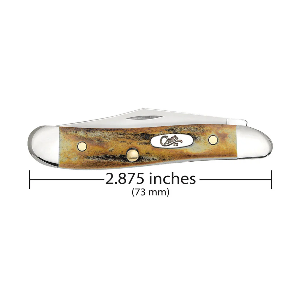 Case Peanut Genuine Stag Pocket Knife - Image 2