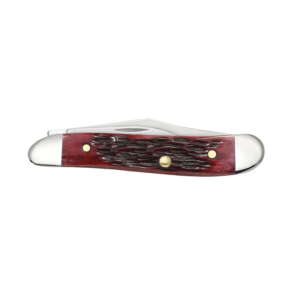 Case Peanut My First Case Pocket Worn Old Red Bone Pocket Knife - Image 3