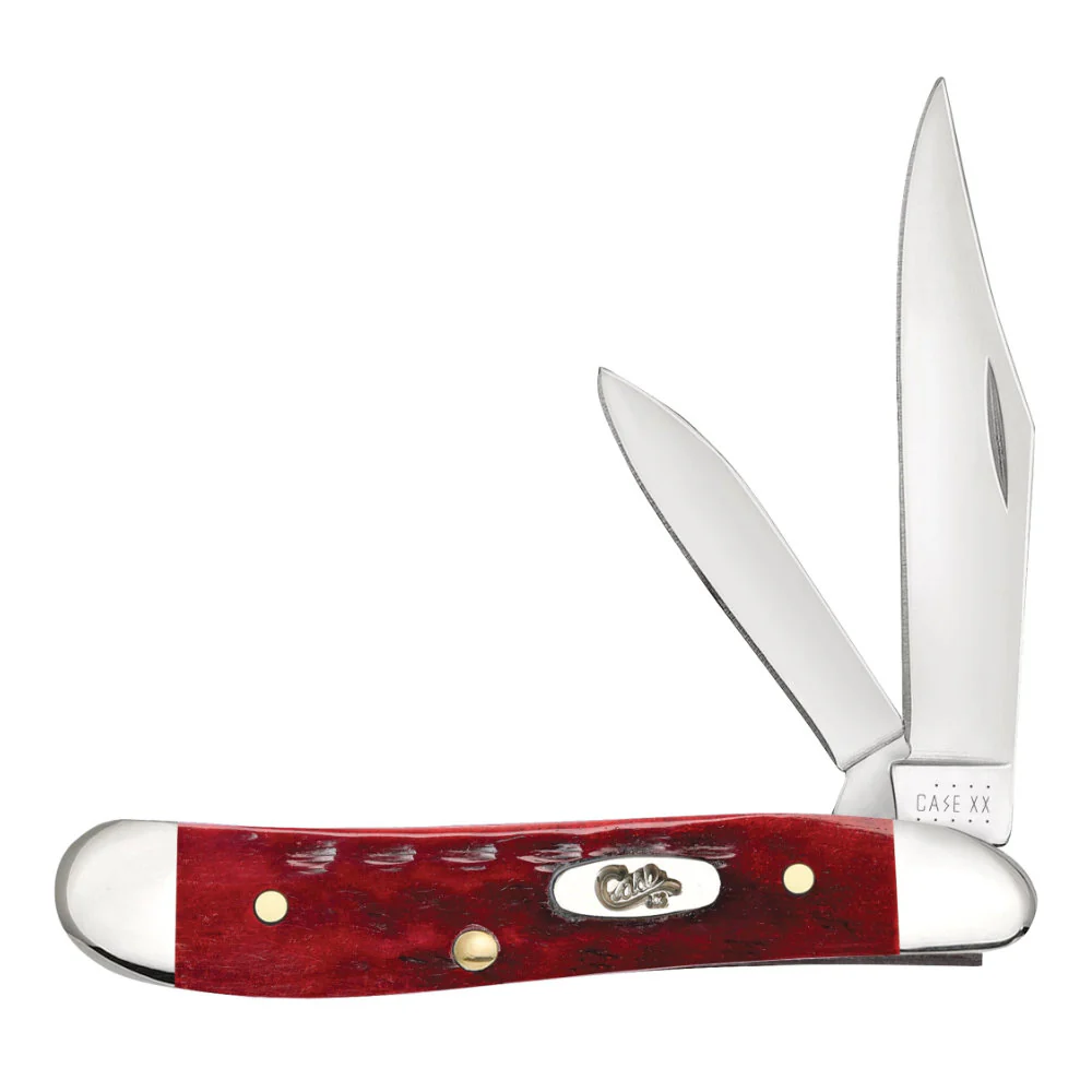 Case Peanut Pocket Worn Old Red Bone Pocket Knife