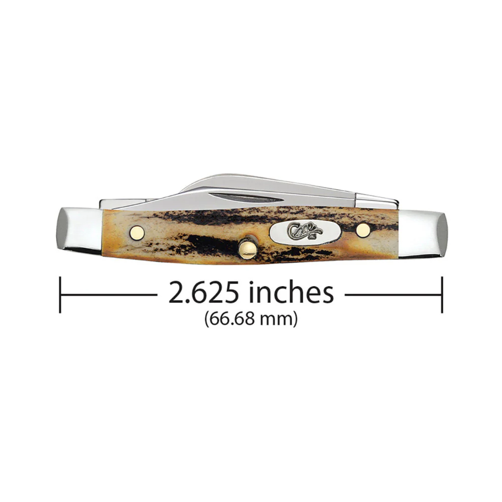 Case Small Stockman Genuine Stag Pocket Knife - Image 2
