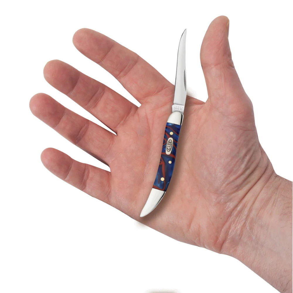 Case Small Texas Toothpick Patriotic Kirinite Pocket Knife - Image 6