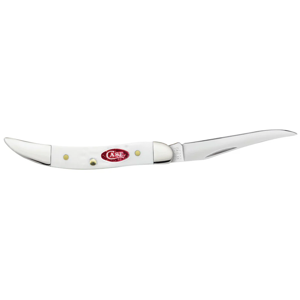 Case Small Texas Toothpick White Synthetic Sparxx Pocket Knife - Image 4