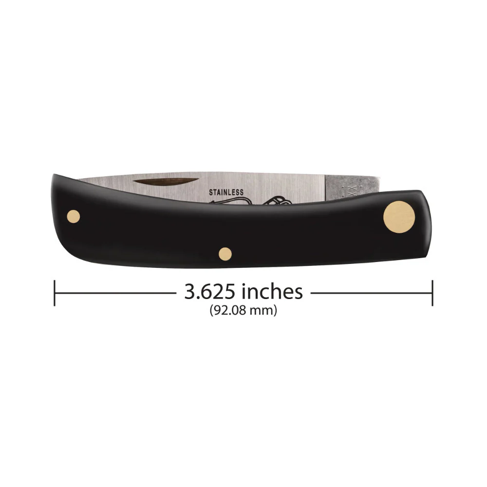 Case Sod Buster Jr Jet Black Pocket Knife - Image 2