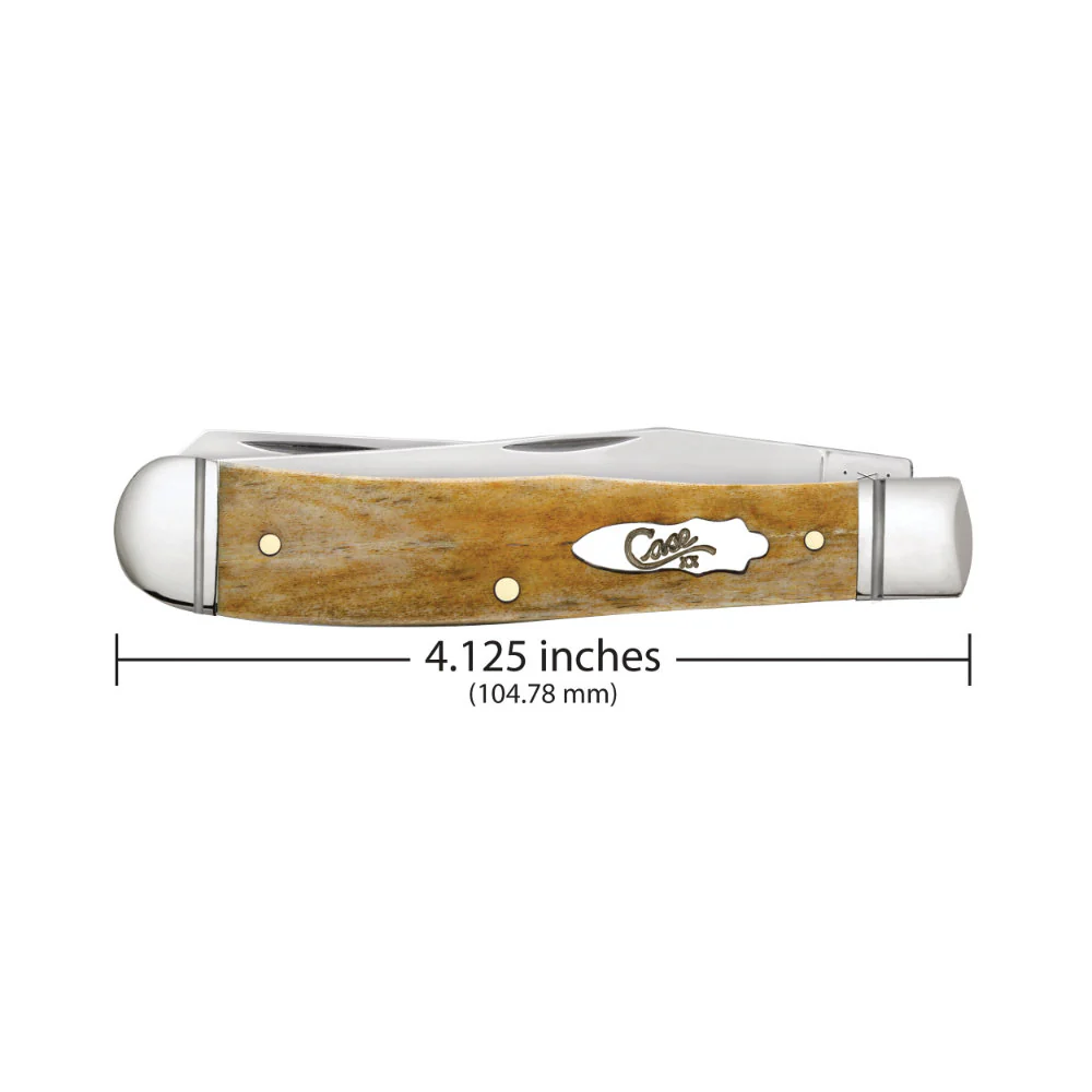 Case Trapper Smooth Antique Bone Pocket Knife - Image 2