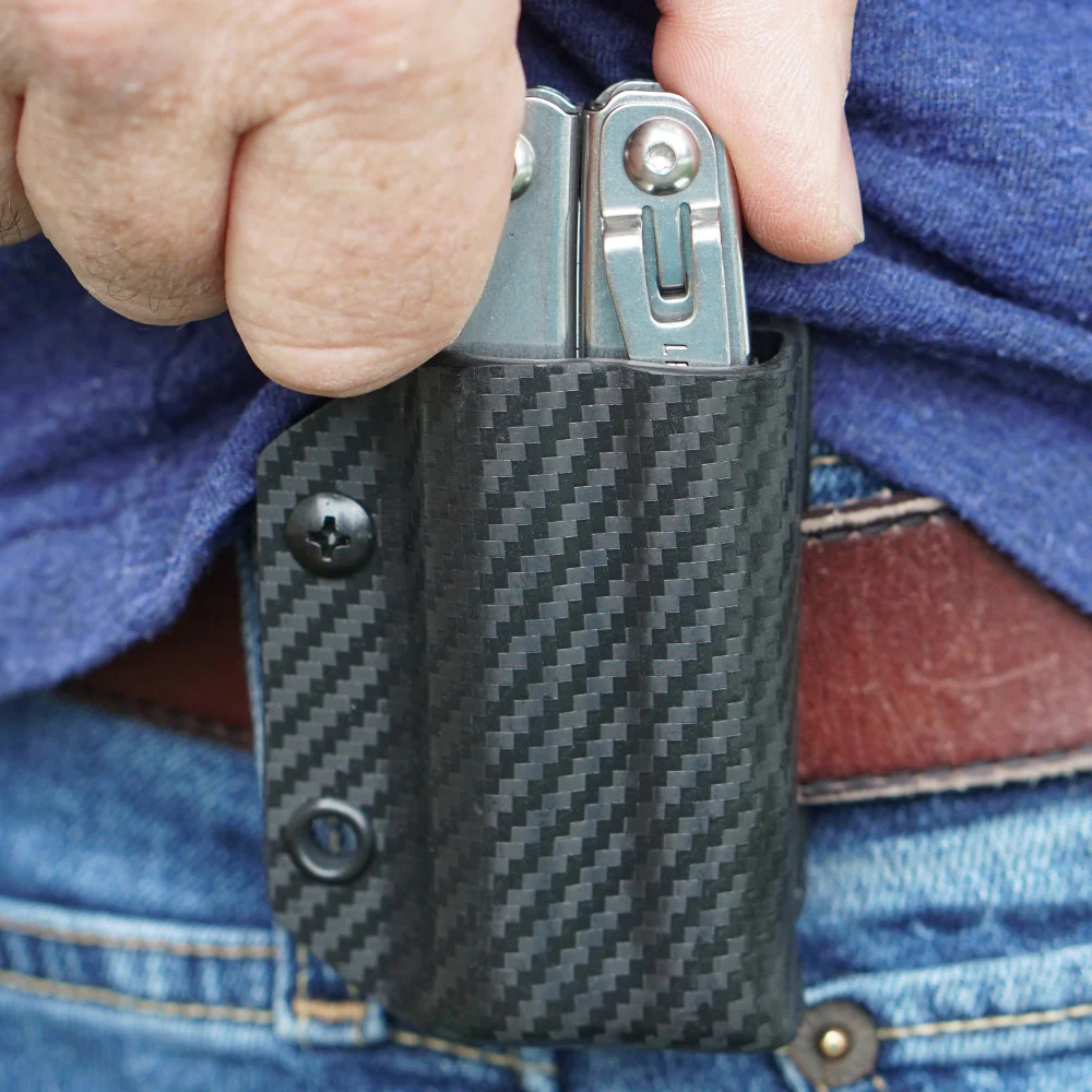 Clip & Carry Kydex Sheath for the Leatherman Wingman, Sidekick, Rebar & Rev - Image 5