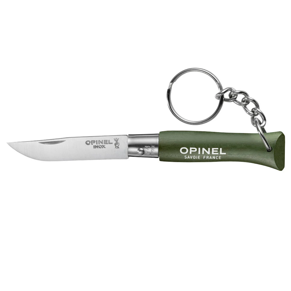 Opinel No.04 Colorama Stainless Steel Keychain Folding Knife - Image 2