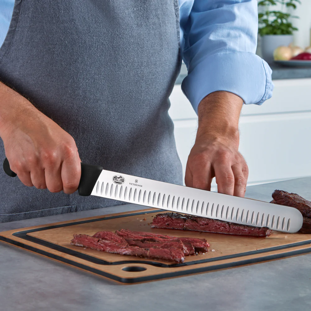 Victorinox Fibrox Pro 12" Granton Edge Wide Slicing Knife - Image 2