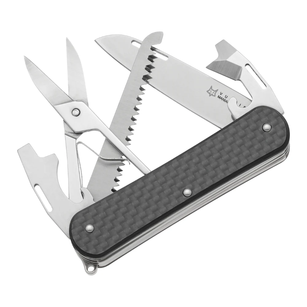 Fox Knives Vulpis 130-SF5 Carbon Fiber Multi-function Pocket Knife