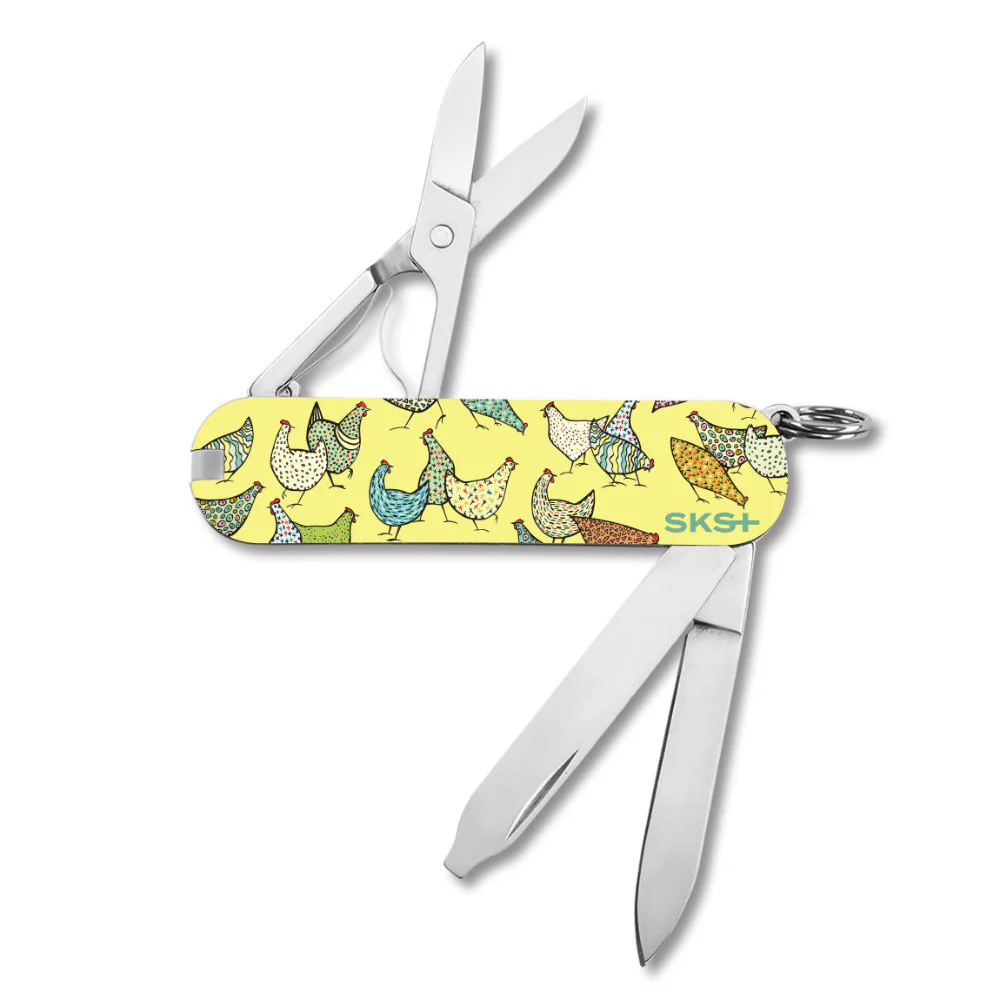 Victorinox Funky Chickens Classic SD Designer Swiss Army Knife - Image 2