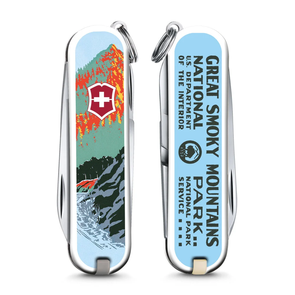 Victorinox Great Smoky Mountains National Park Poster Art Classic SD Swiss Army Knife - Image 2