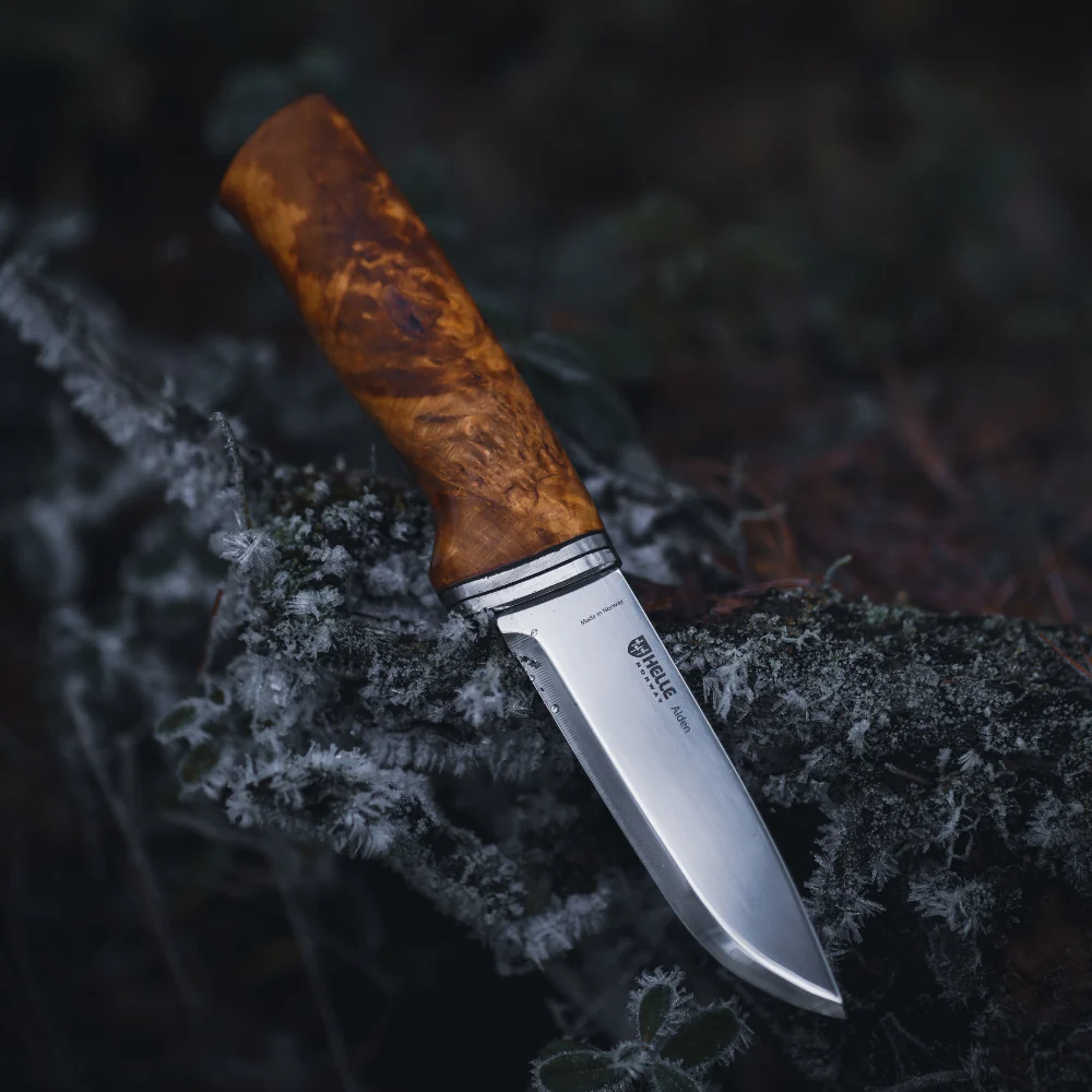 Helle Alden Outdoor Knife with Leather Sheath - Image 3