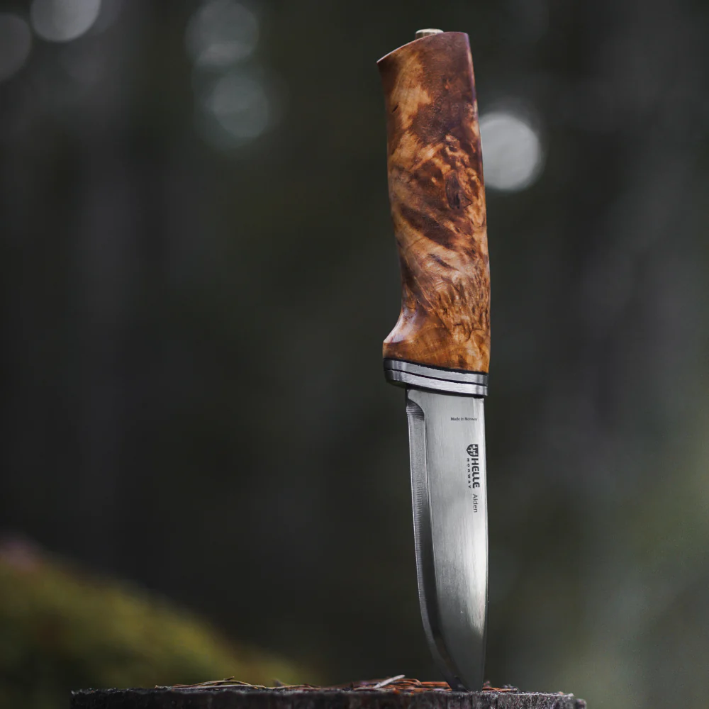 Helle Alden Outdoor Knife with Leather Sheath - Image 4