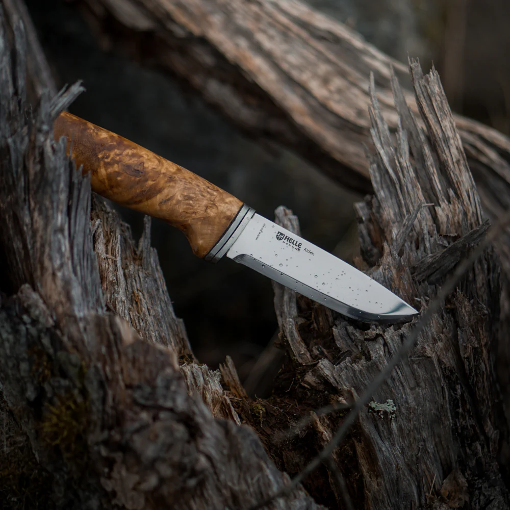Helle Alden Outdoor Knife with Leather Sheath - Image 5