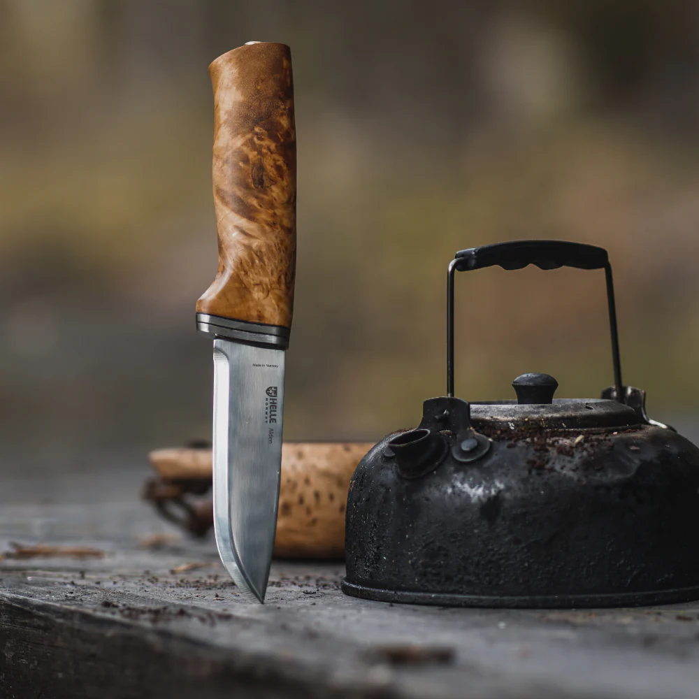 Helle Alden Outdoor Knife with Leather Sheath - Image 6