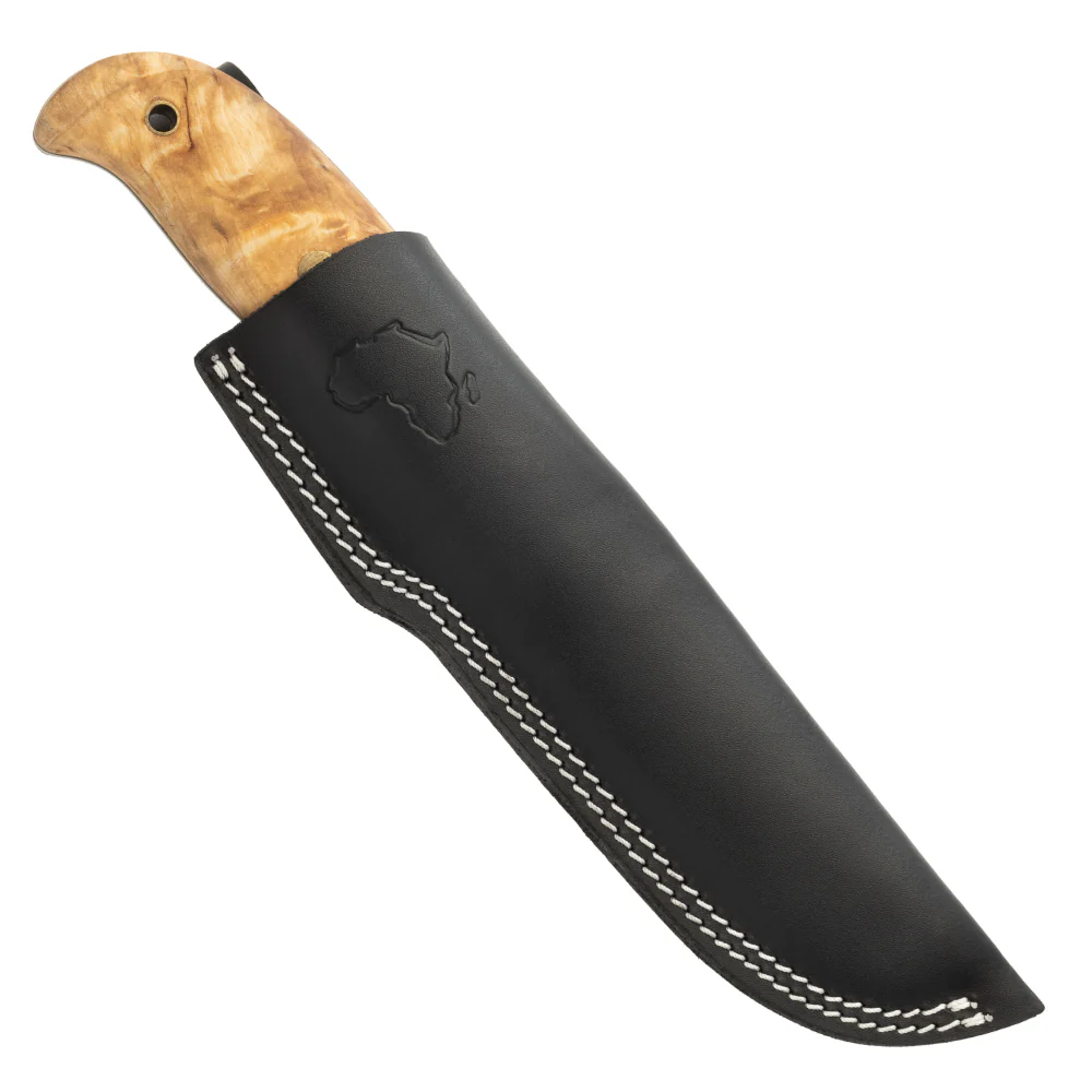 Helle Didi Galgalu Large Outdoor Knife with Leather Sheath - Image 2