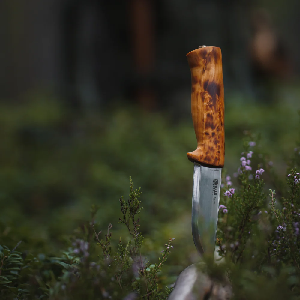 Helle Eggen H3LS Outdoor Knife with Leather Sheath - Image 3
